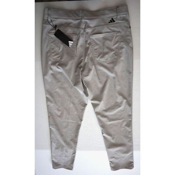 Adidas ADVR0856 Men's Sz 34/30 Gray Slim Fit 5-Pocket Golf Pants - Picture 2 of 11